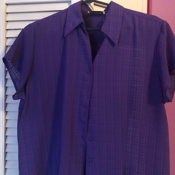 Joanna August Tops - Purple Blouse